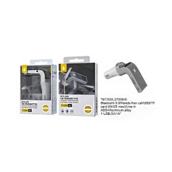 ADAPTADOR DE TRANSMISSOR BLUETOOTH ALUMÍNIO ONEPLUS PL NT7004 USB/CARTÃO TF 5V/1A PRATA ADAPTADOR DE TRANSMISSOR BLUETOOTH ALUMÍNIO ONEPLUS PL NT7004 USB/CARTÃO TF 5V/1A PRATA